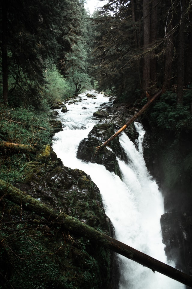 waterfall split into different falls to represent many different small business financing solutions for partner buyouts